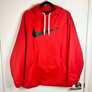 Nike Red Hoodie - Size XL - Classic & Cozy!